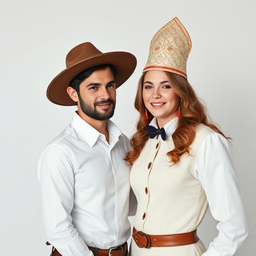 couple dressed up for role-play