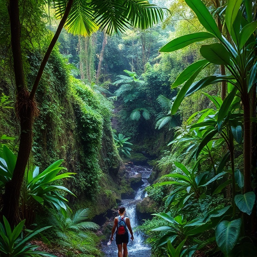 lush Balinese jungle