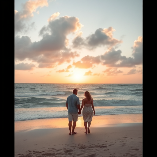couple on beach