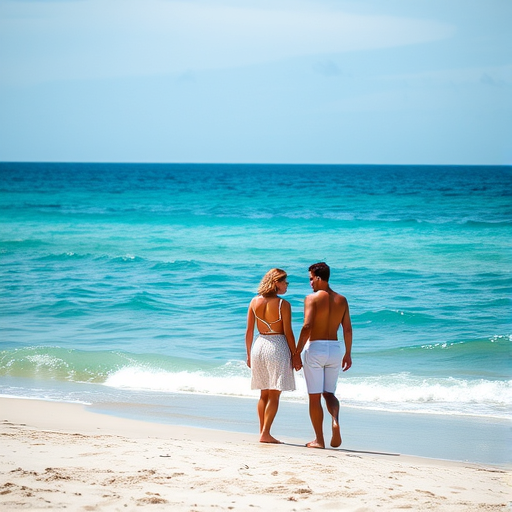 couple on beach