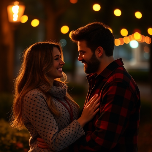 couple having an intimate conversation
