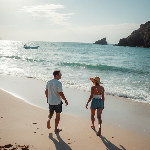 couple on beach