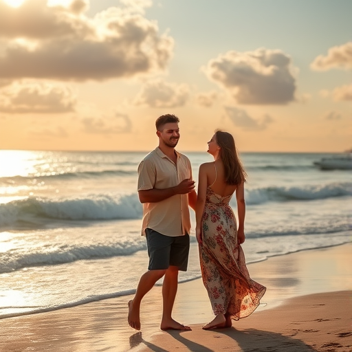 couple on beach