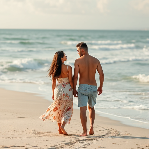couple on beach