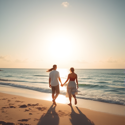 couple on beach