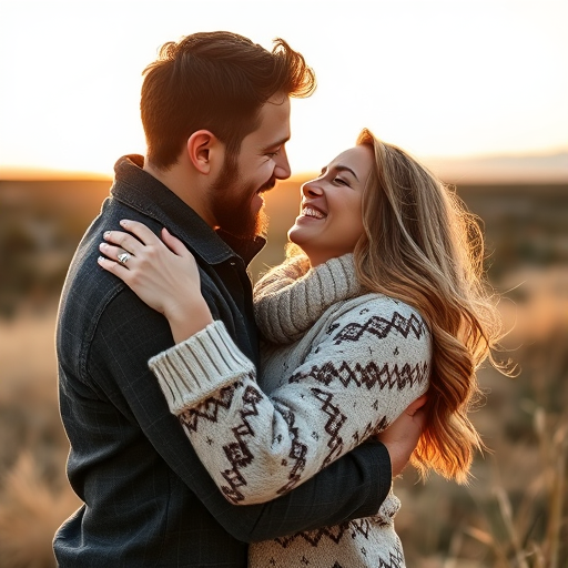 couple embracing