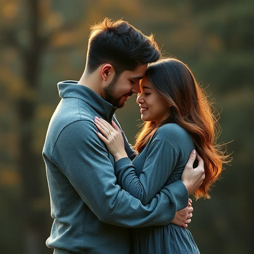 couple embracing, representing emotional intimacy