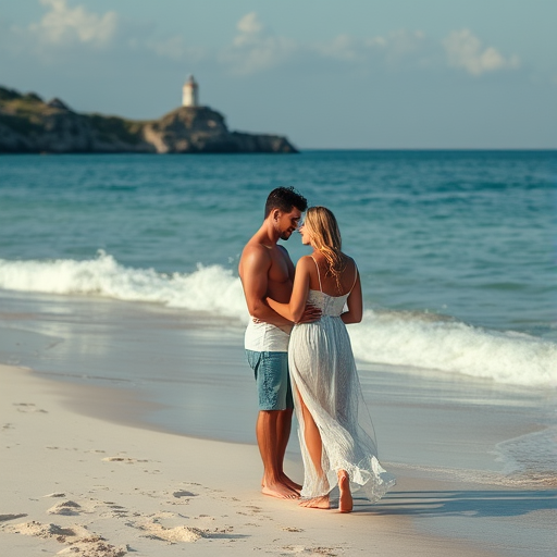 couple on beach