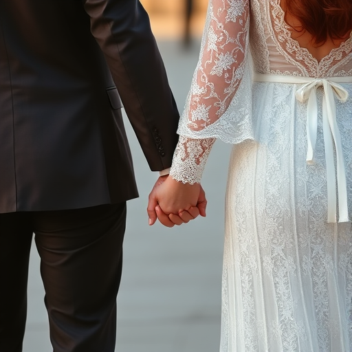 couple holding hands