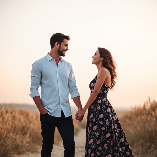 couple holding hands