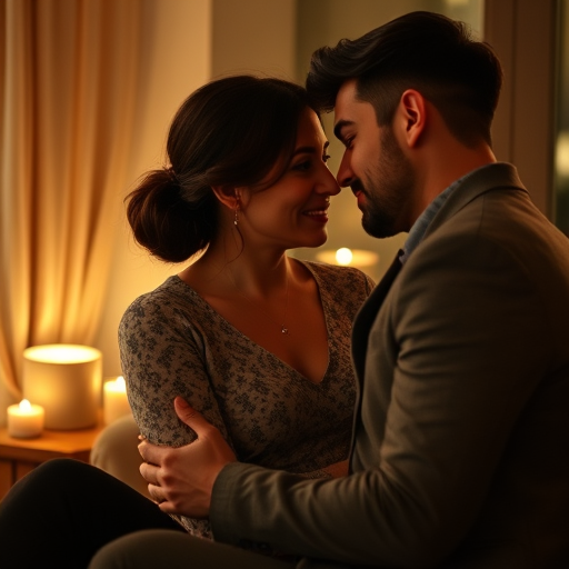 couple having an intimate conversation